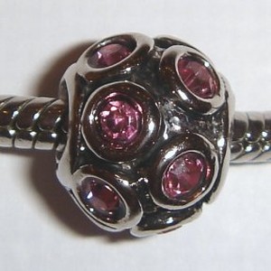 Discobal roze zirkonia's