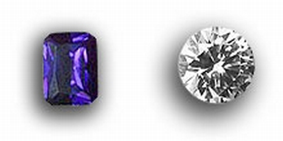 Cubic zirconia Ø 2 mm violet ROUND