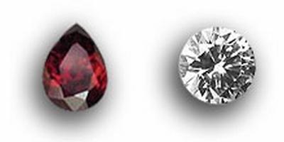 Zirconia garnet Ø 2 mm ROND