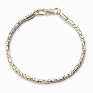 Sterling silver bracelet borobudur shiny 21 cm