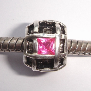 Network with pink zirconia's