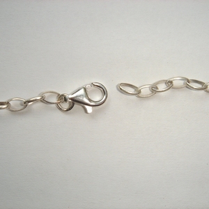 Zilveren anker armband 3,3 x 6 mm, karabijnsluiting