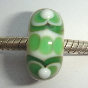 Green-white scales and green spots on white