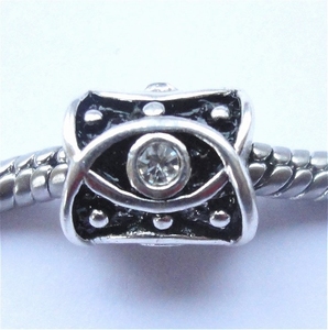 Eye bead with zirconia