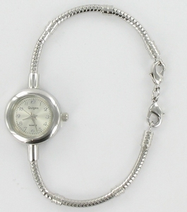 European style watch silver, length 20 cm