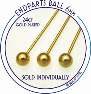 Eindwisselkraal bal 6 mm