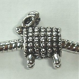 Geestelijk Drama symbool pandora-style bead, kraal, bedel, schaap