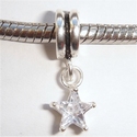 Pendant star zirconia 