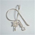 Sterling silver earings with star 