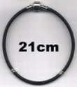 Armband van rubber 21 cm 