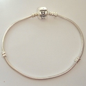925 Silver bracelet, diameter 2.5 mm, length 20.3 cm 