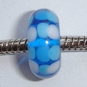 Dotted transparent turquoise 