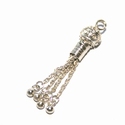 Sterling silver bead with chains 