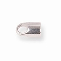 Sterling silver end cap for snake chain diameter 2.4 mm 