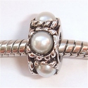 Spacer with pearls 