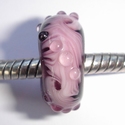 Donkerpaars met roze-paarse streepjes, draaiingen, stippen 1 