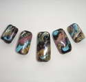 Monte Carlo bead set, 5 focal beads 