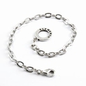 Chain bracelet for the click on's, 17 cm 