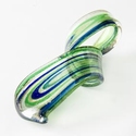 Glashanger in groen met goud en blauw 