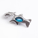 Dolphin with turquoise zirconia 