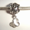 Heart with zirconia pendant 