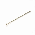 Zilveren headpins met bolletje, 3 cm-Ø 0,75 mm 