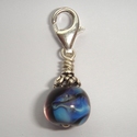 Blauw zilverglas 