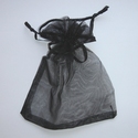 Organza bag black 