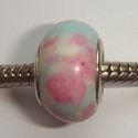 Stone pink with light blue 