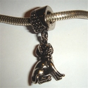Dotted pendant with dog 