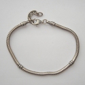925 Sterling silver bracelet Ø 3 mm, length 17-21 cm 