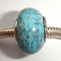 Stone turquoise and black 
