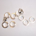Sterling silver cores 5 x 4.6 mm with 925 mark 