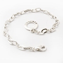 Chain bracelet for the click on's, 17 cm 