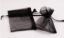 Organza bag black 