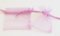 Organza bag pink 