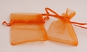 Organza bag orange 