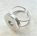 Adjustable ring for 18 mm poppers/buttons/snaps 