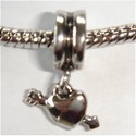 Pendant with heart and arrow 