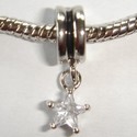 Pendant with star zirconia 